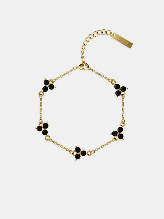 MIDNIGHT CLOVER BRACELET | 18K Gold