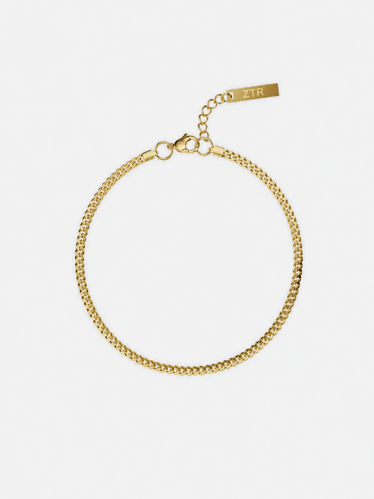 CUBAN BRACELET 3MM | 18K Gold