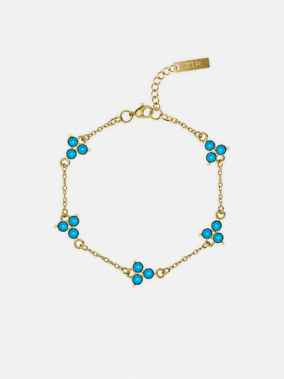 OCEAN CLOVER BRACELET | 18K Gold