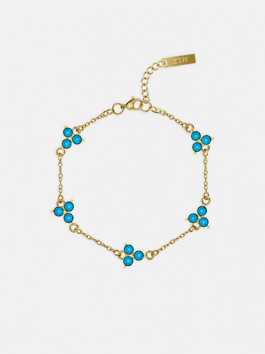OCEAN CLOVER BRACELET | 18K Gold