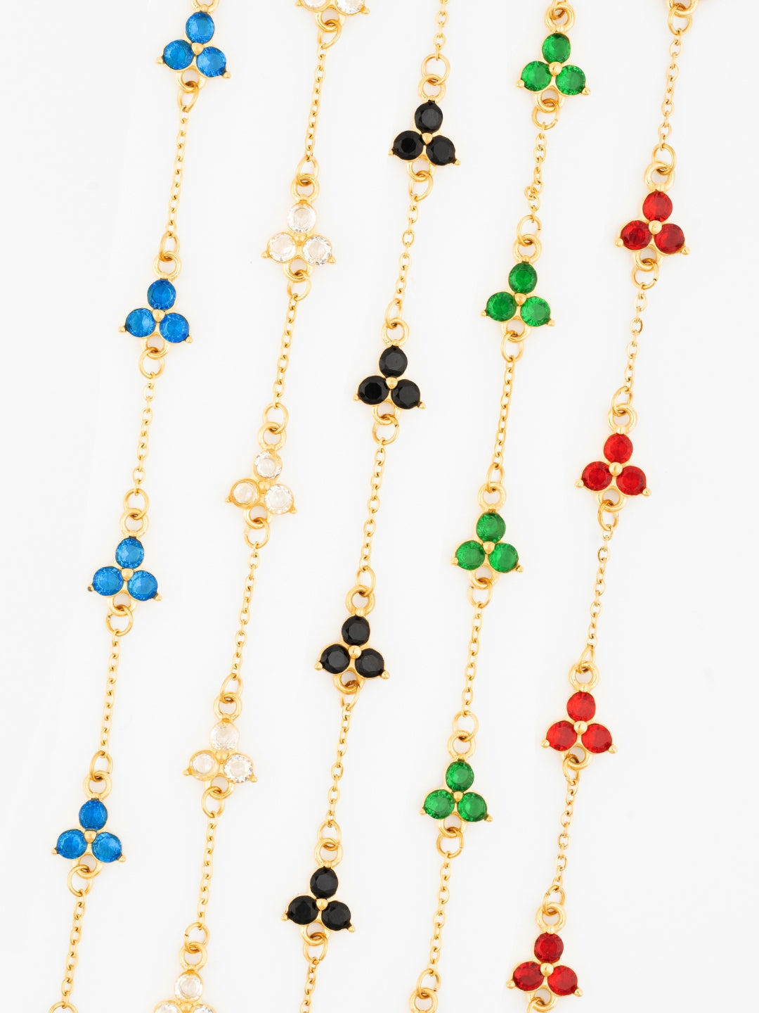 RED CLOVER BRACELET | 18K Gold